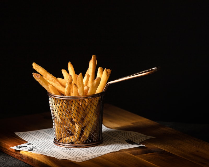 Papas rústicas recién hechas